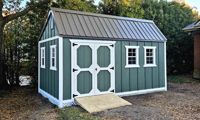 Tidewater Sheds providing shed repairs, new shed construction and shed remodeling services to Virginia Beach, Chesapeake, Suffolk and North Carolina.