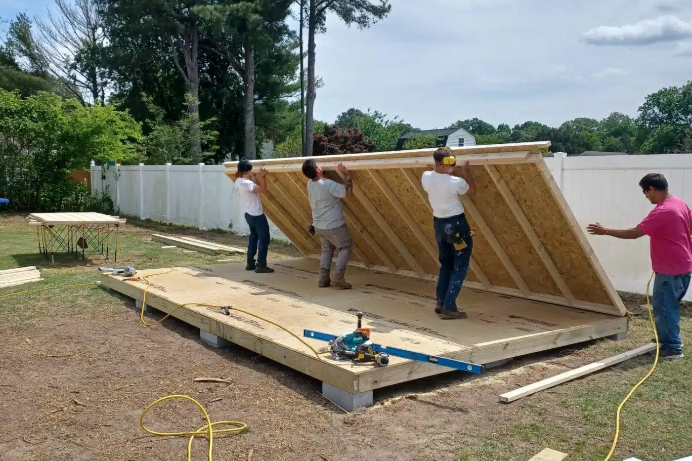 Tidewater Sheds providing shed repairs, new shed construction and shed remodeling services to Virginia Beach, Chesapeake, Suffolk and North Carolina.