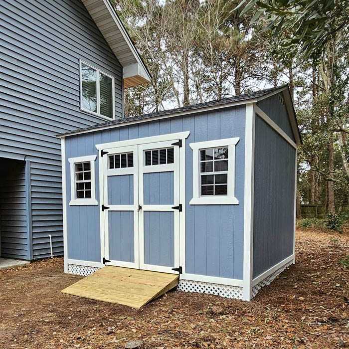 Tidewater Sheds providing shed repairs, new shed construction and shed remodeling services to Virginia Beach, Chesapeake, Suffolk and North Carolina.